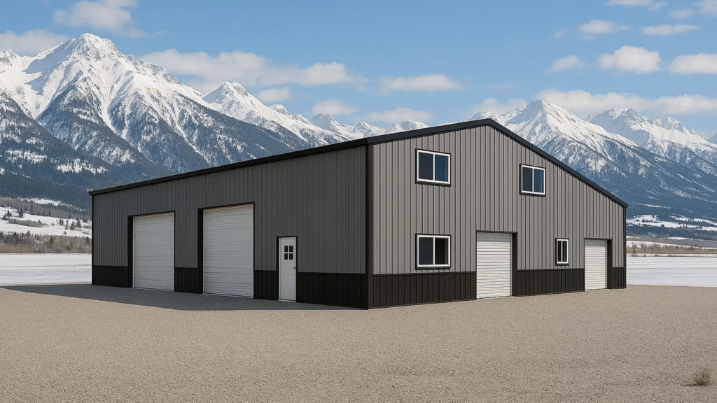 metal carports and buildings service area